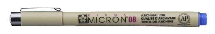 Sakura Pigma Micron 08 - 0,50 mm - Bleu Sakura Pigma Micron 08 - 0,50 mm - Bleu